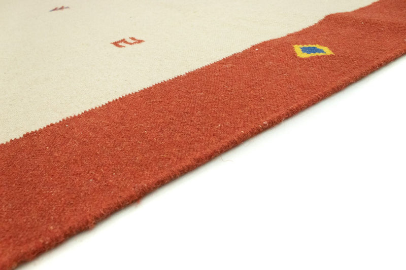 Kelim matta - trendig - 300 x 200 cm - beige