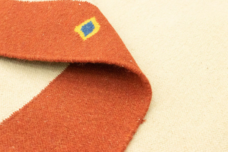 Kelim matta - trendig - 300 x 200 cm - beige