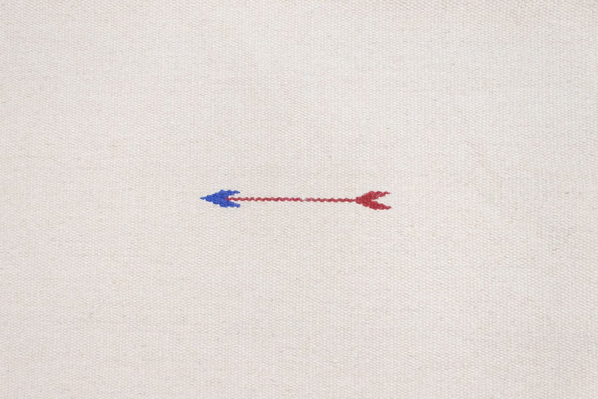 Kelim matta - trendig - 180 x 120 cm - beige