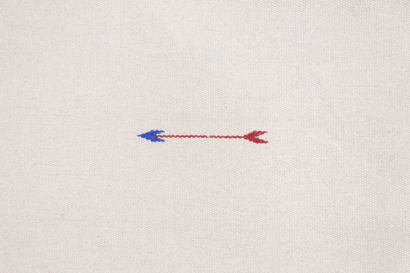 Kelim matta - trendig - 180 x 120 cm - beige