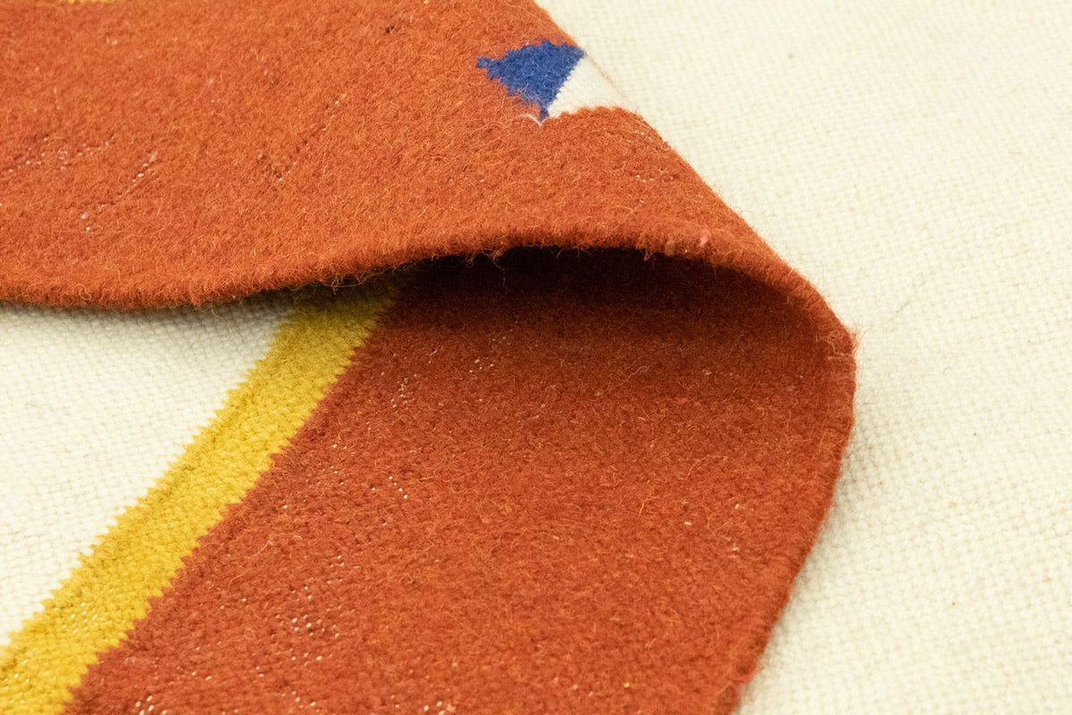 Kelim matta - trendig - 180 x 120 cm - beige