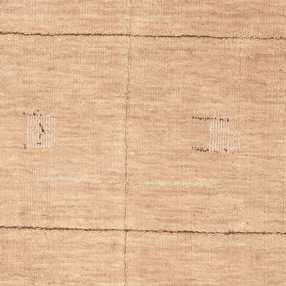 Gabbeh matta - Loribaft Softy - 117 x 85 cm - ljusbeige