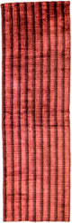 Runner Viskosmatta - 203 x 63 cm - röd