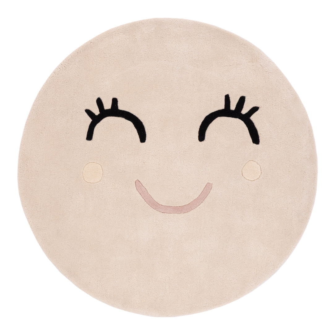 Kinderteppich Happy rund