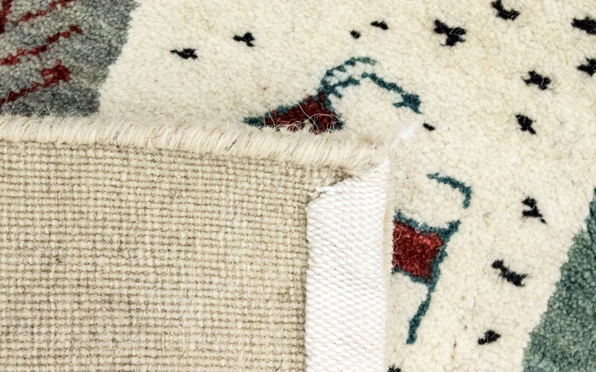 Gabbeh-matta - Loribaft Persian - 198 x 150 cm - färgad