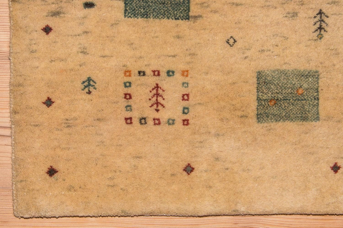 Gabbeh-matta - Loribaft Persian - 200 x 146 cm - beige