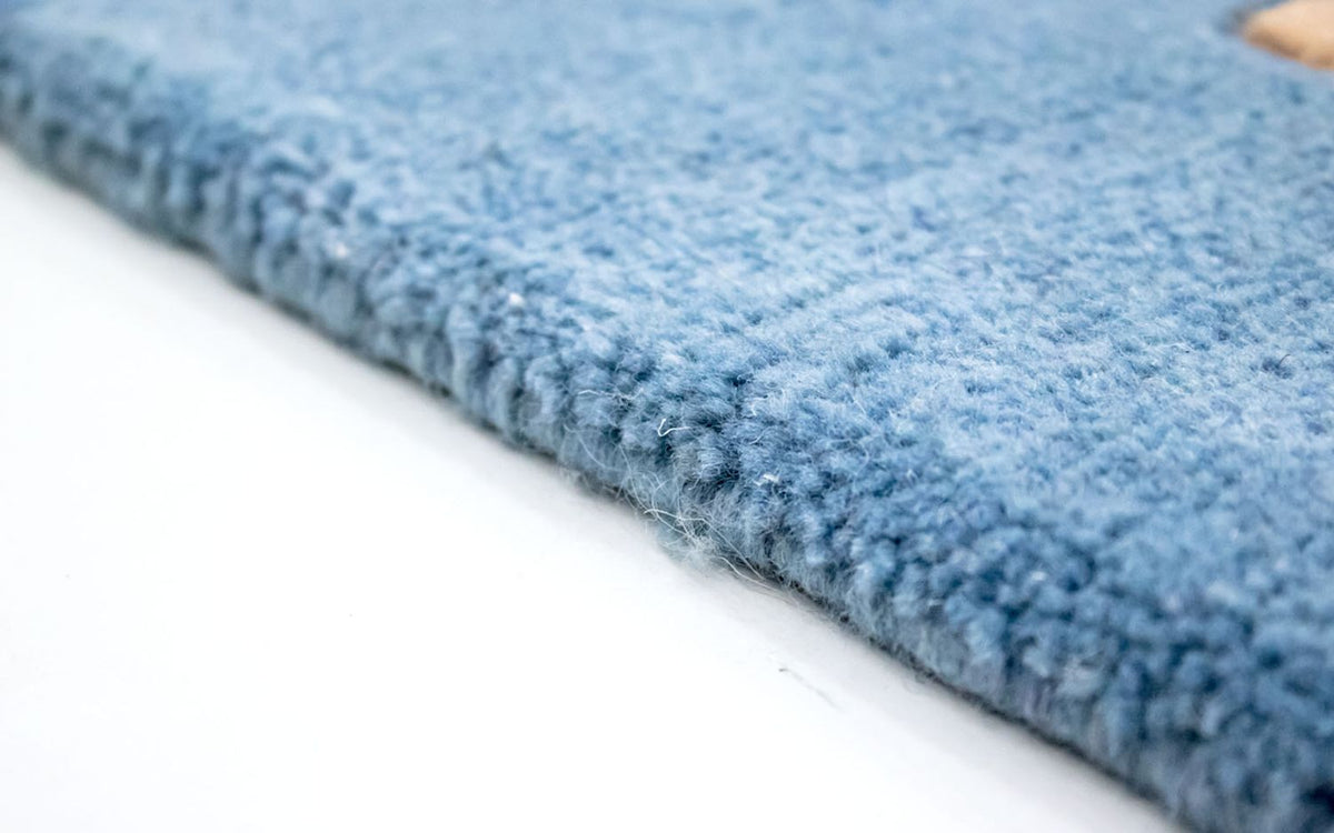 Nepal mattan - 140 x 70 cm - ljusblå