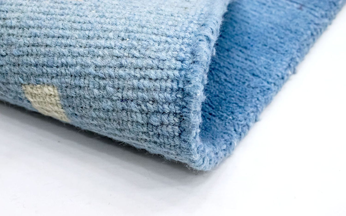 Nepal mattan - 140 x 70 cm - ljusblå