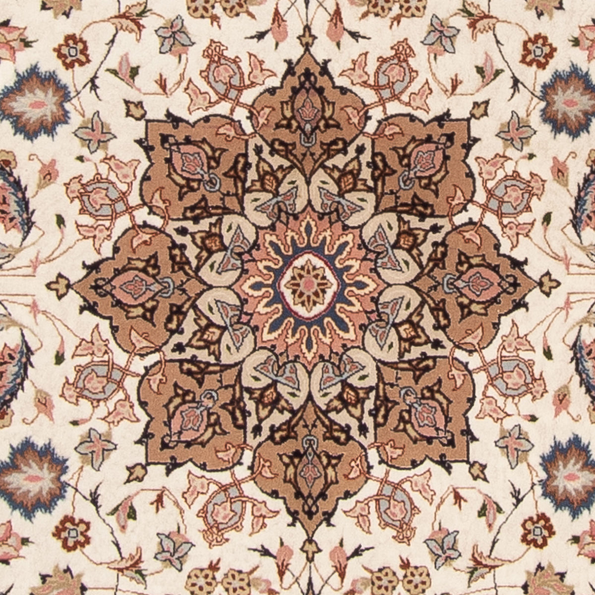 Persisk matta - Tabriz - Royal - 214 x 149 cm - grädde