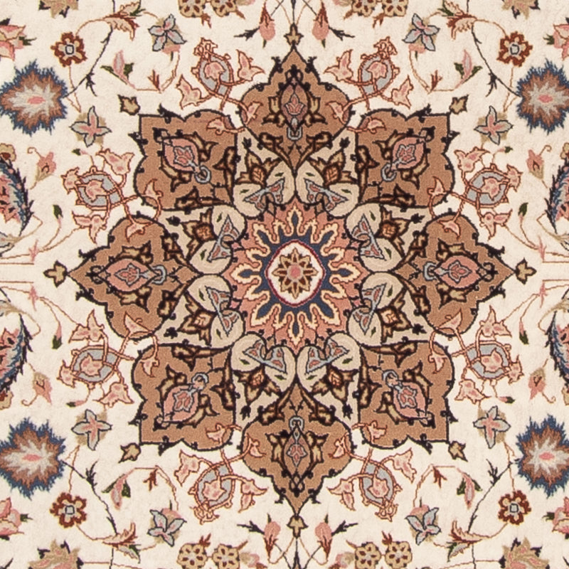 Persisk matta - Tabriz - Royal - 214 x 149 cm - grädde