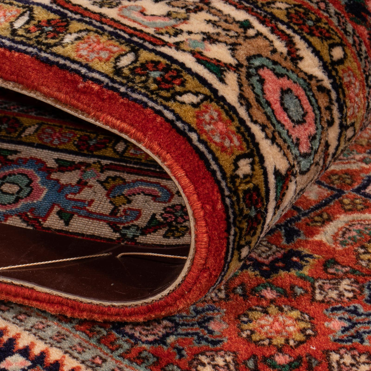 Persisk matta - Bijar - 168 x 116 cm - röd