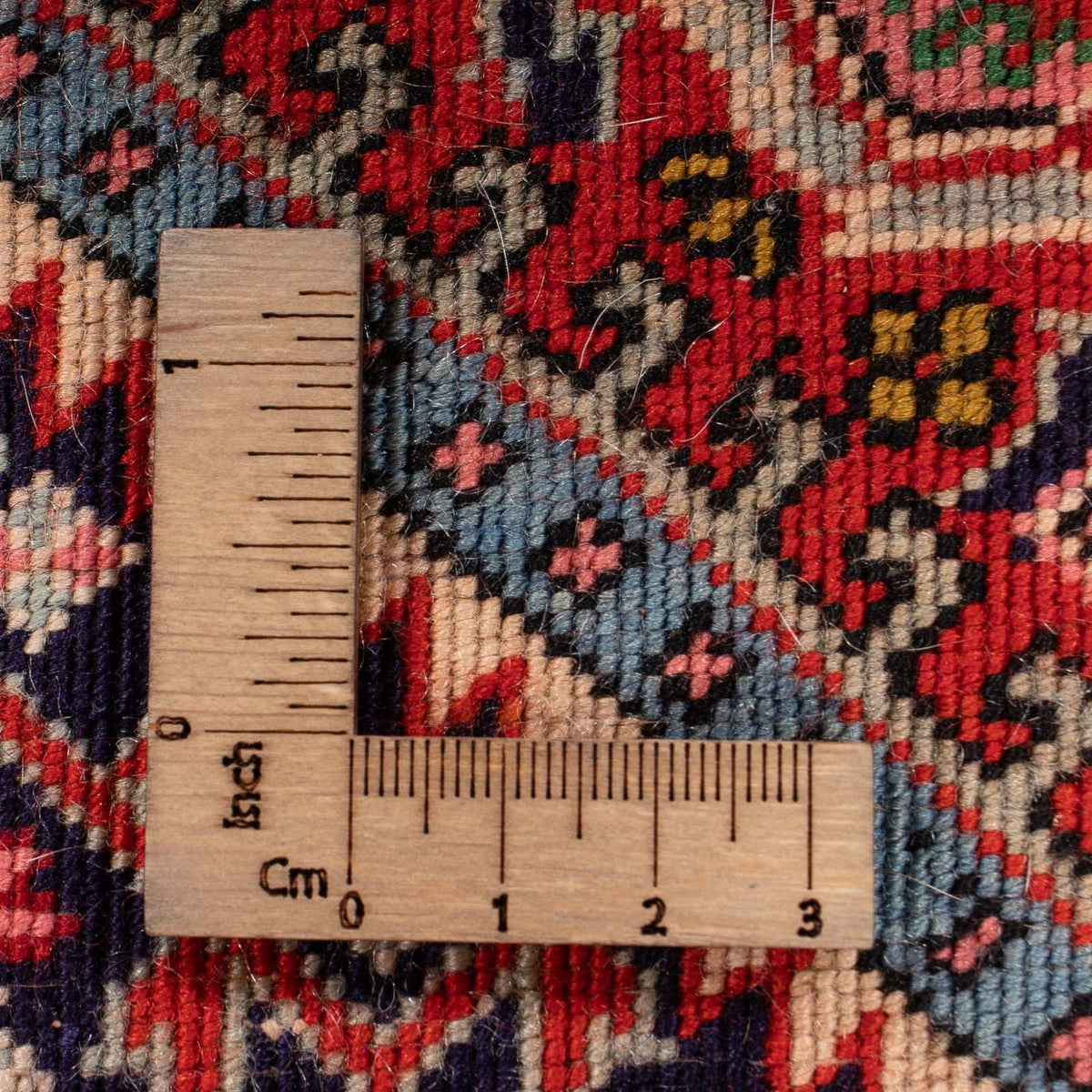 Persisk matta - Bijar - 168 x 116 cm - röd