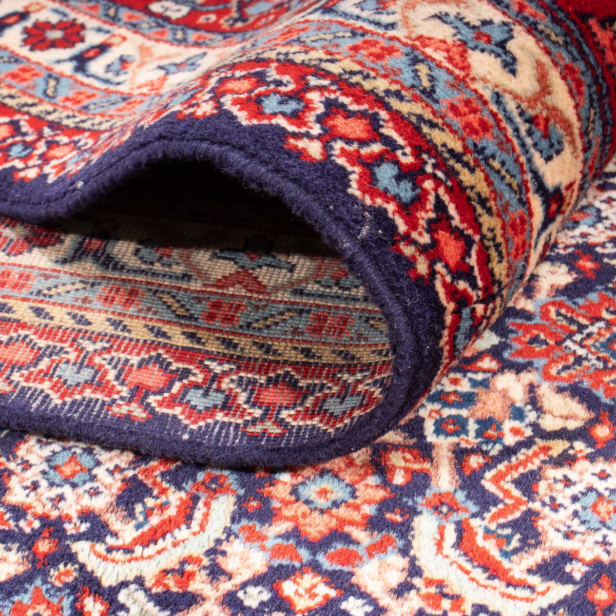 Persisk matta - Nomadic - 320 x 221 cm - mörkblå