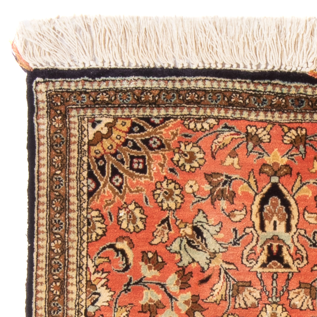 Silk Carpet - Ghom Silk - Premium - 80 x 60 cm - röd