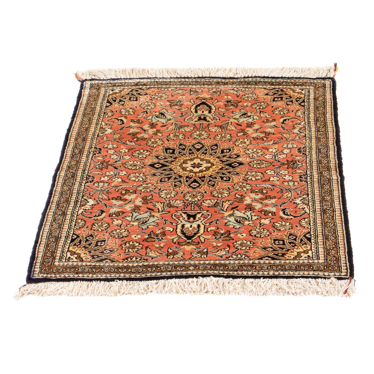 Silk Carpet - Ghom Silk - Premium - 80 x 60 cm - röd