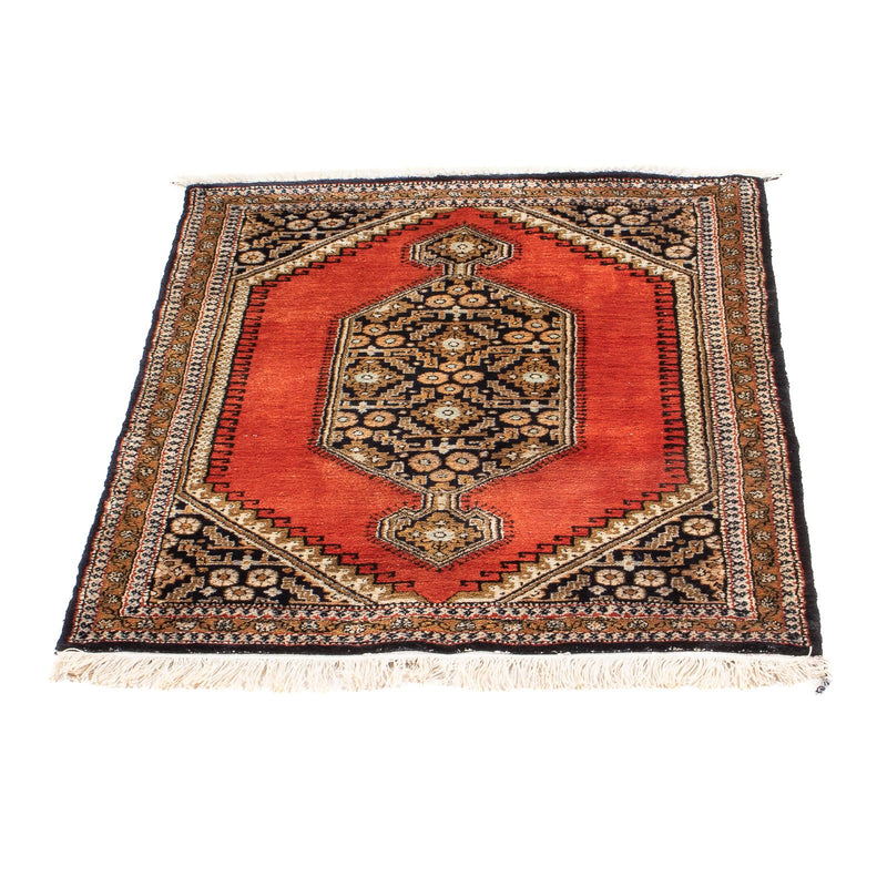 Silk Carpet - Ghom Silk - Premium - 77 x 56 cm - orange