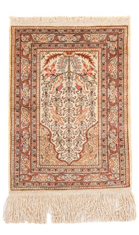 Oriental Carpet - Hereke - 58 x 39 cm - beige