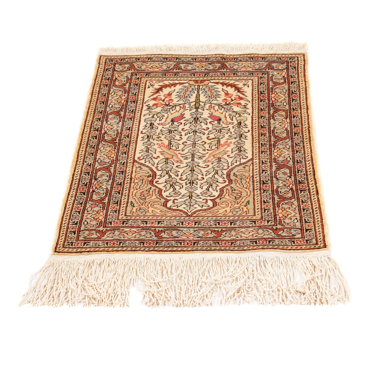 Oriental Carpet - Hereke - 58 x 39 cm - beige