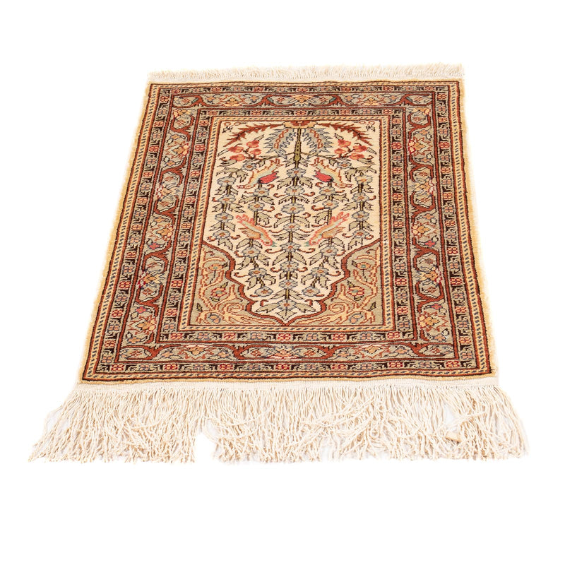 Oriental Carpet - Hereke - 58 x 39 cm - beige