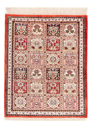 Silk Carpet - Ghom Silk - Premium - 71 x 58 cm - flerfärgad