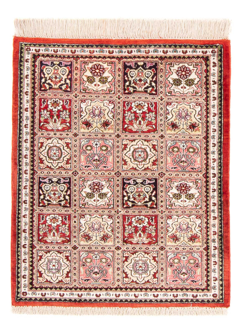 Silk Carpet - Ghom Silk - Premium - 71 x 58 cm - flerfärgad