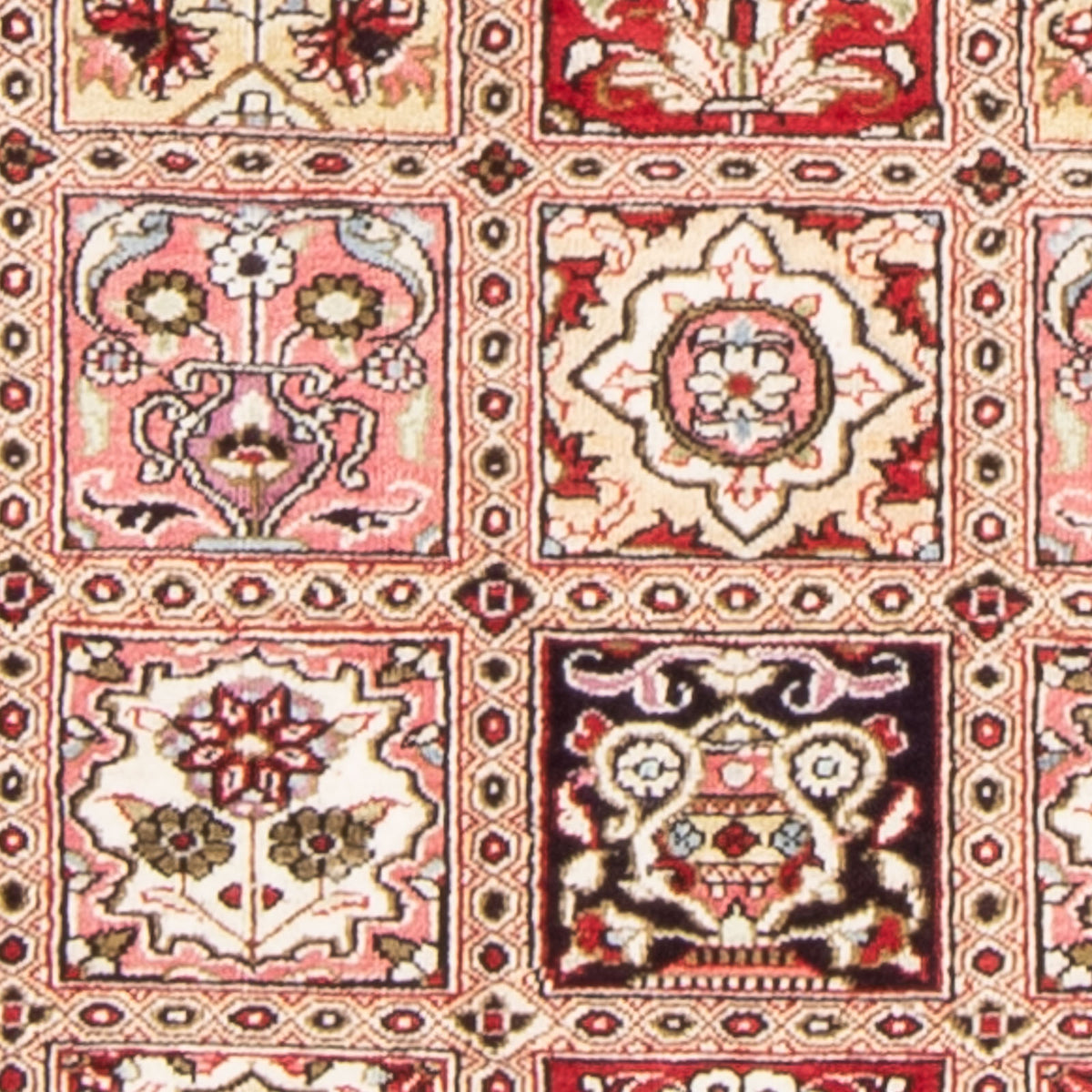 Silk Carpet - Ghom Silk - Premium - 71 x 58 cm - flerfärgad