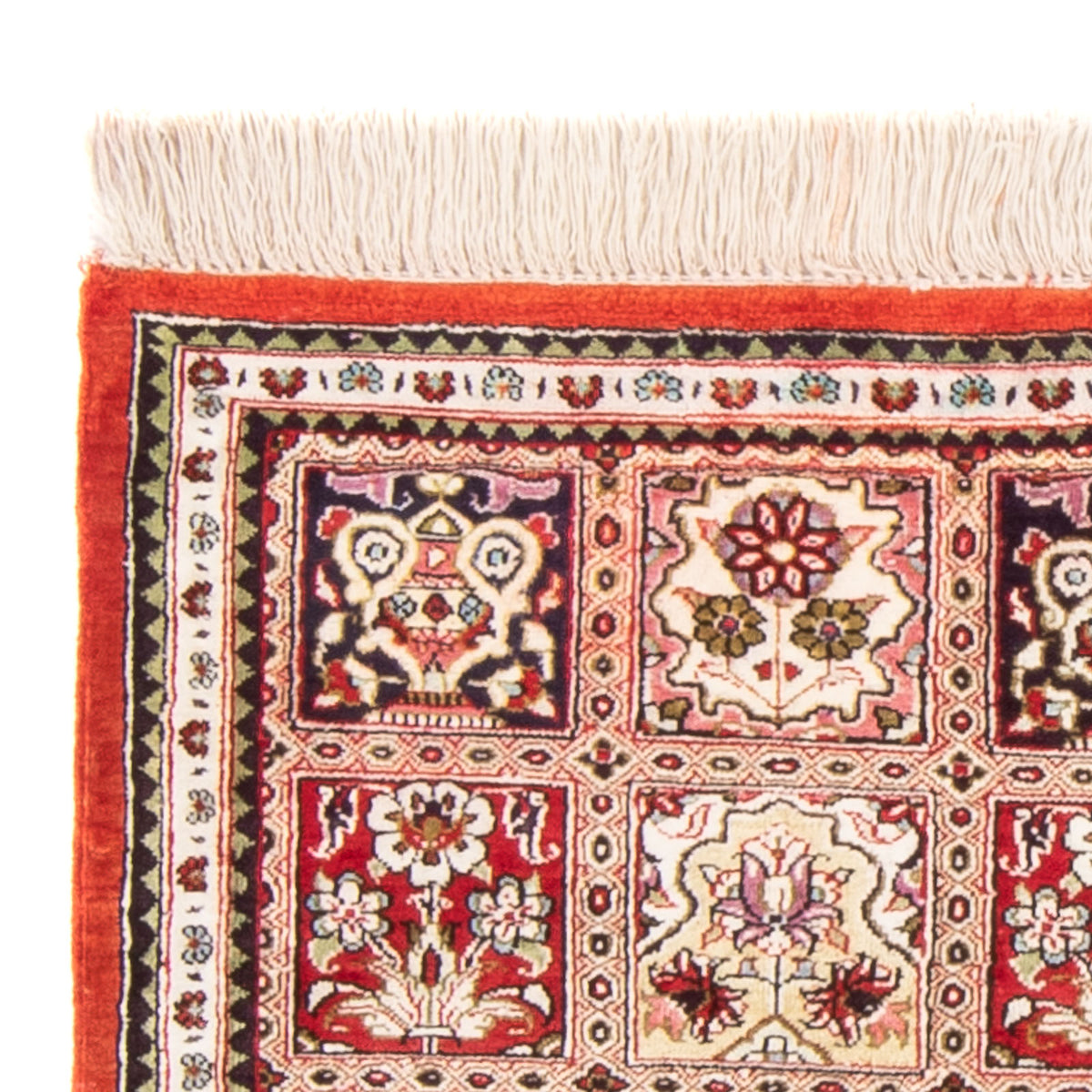Silk Carpet - Ghom Silk - Premium - 71 x 58 cm - flerfärgad