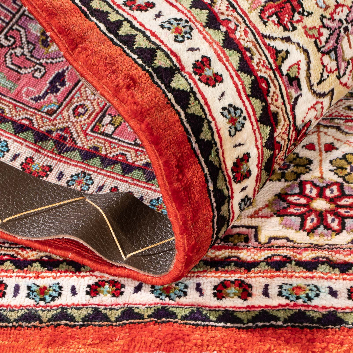 Silk Carpet - Ghom Silk - Premium - 71 x 58 cm - flerfärgad