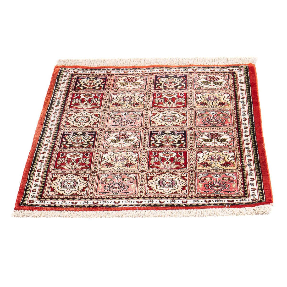 Silk Carpet - Ghom Silk - Premium - 71 x 58 cm - flerfärgad