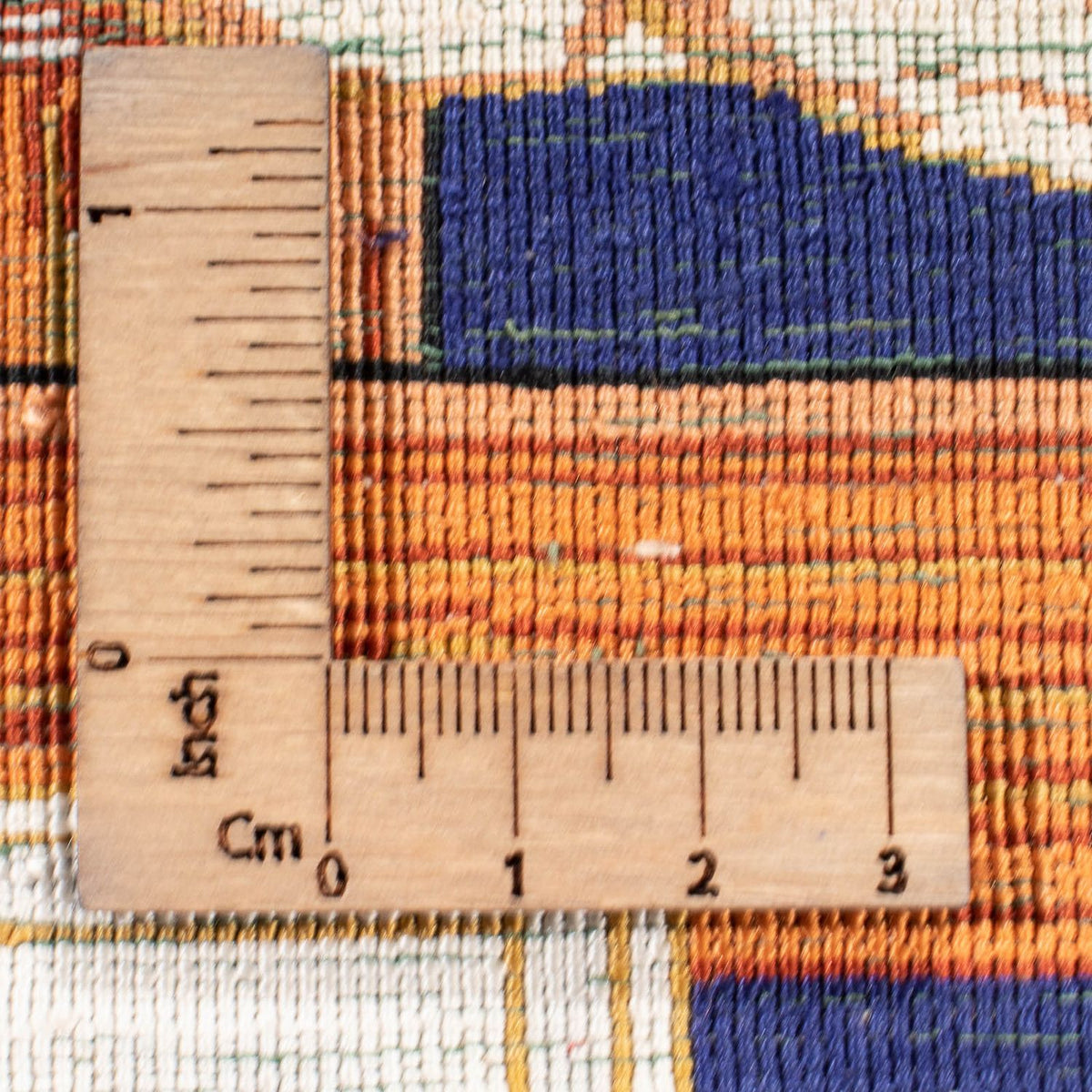 Silk Carpet - Ghom Silk - Premium - 71 x 56 cm - mörkblå