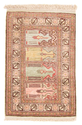 Oriental Carpet - Hereke - 61 x 41 cm - flerfärgad