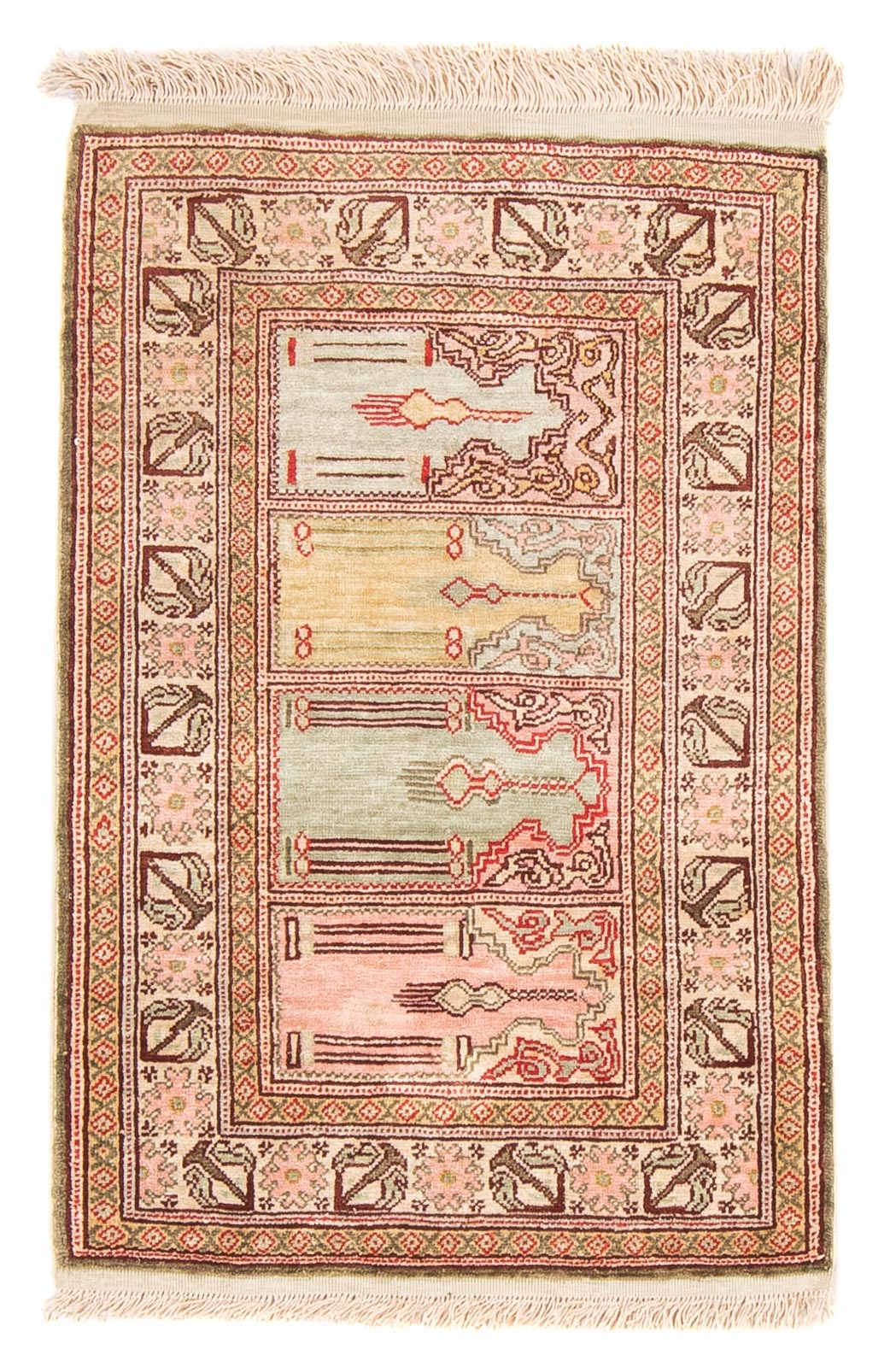 Oriental Carpet - Hereke - 61 x 41 cm - flerfärgad