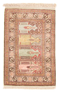 Oriental Carpet - Hereke - 61 x 41 cm - flerfärgad