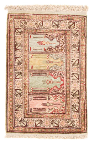 Oriental Carpet - Hereke - 61 x 41 cm - flerfärgad