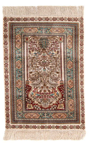 Oriental Carpet - Hereke - 91 x 62 cm - flerfärgad
