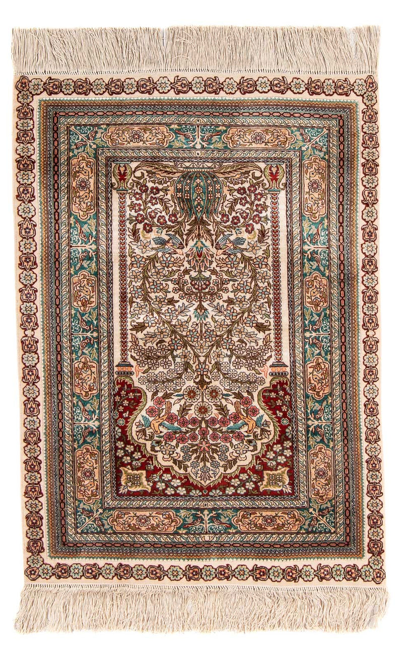 Oriental Carpet - Hereke - 91 x 62 cm - flerfärgad