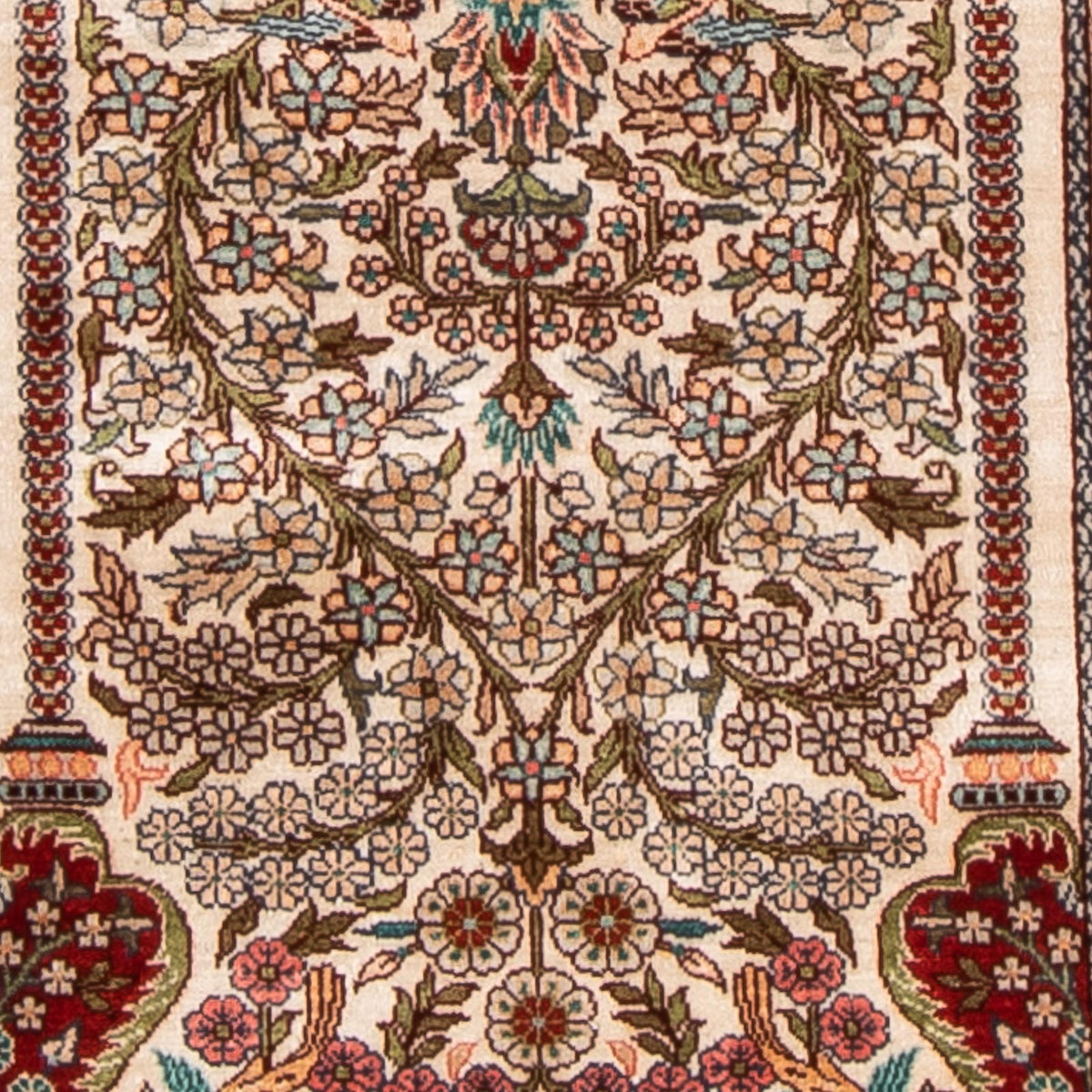 Oriental Carpet - Hereke - 91 x 62 cm - flerfärgad