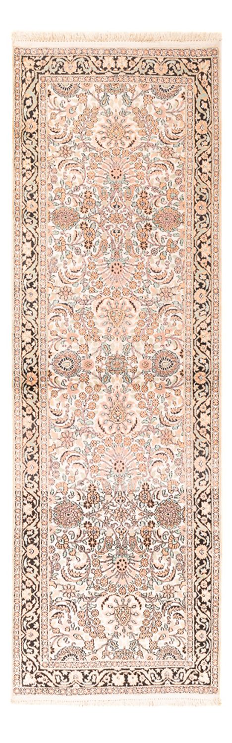 Runner Sidenmatta - Kashmir Silk - 280 x 96 cm - rosa