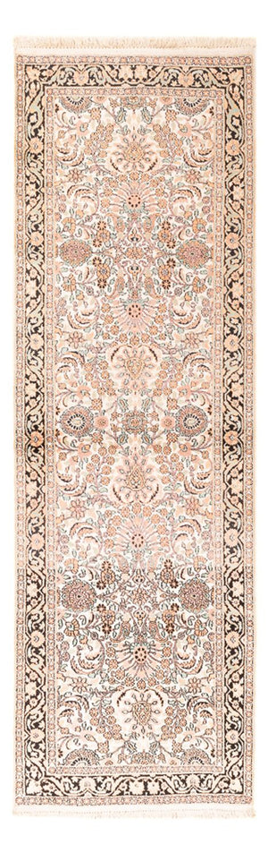 Runner Sidenmatta - Kashmir Silk - 280 x 96 cm - rosa