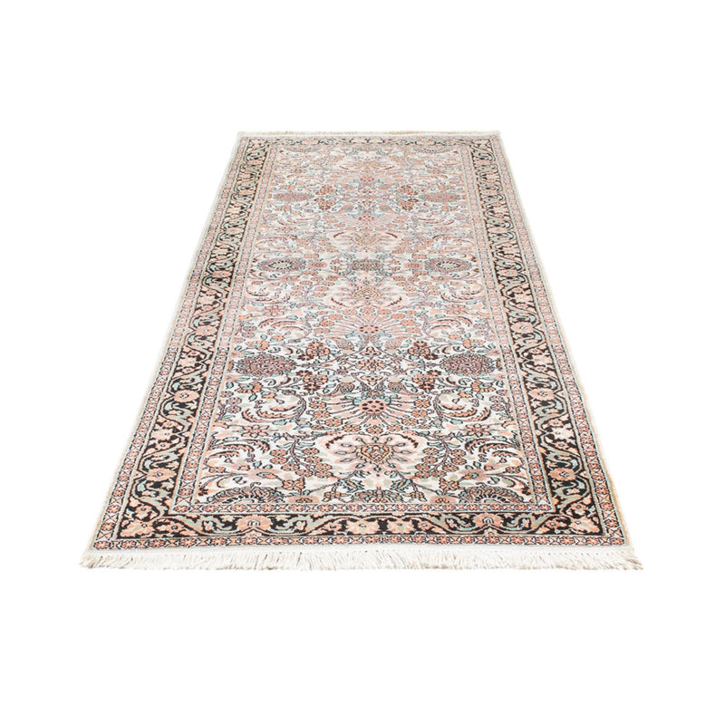 Runner Sidenmatta - Kashmir Silk - 280 x 96 cm - rosa