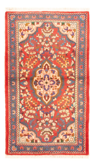 Persisk matta - Nomadic - 131 x 78 cm - mörkröd