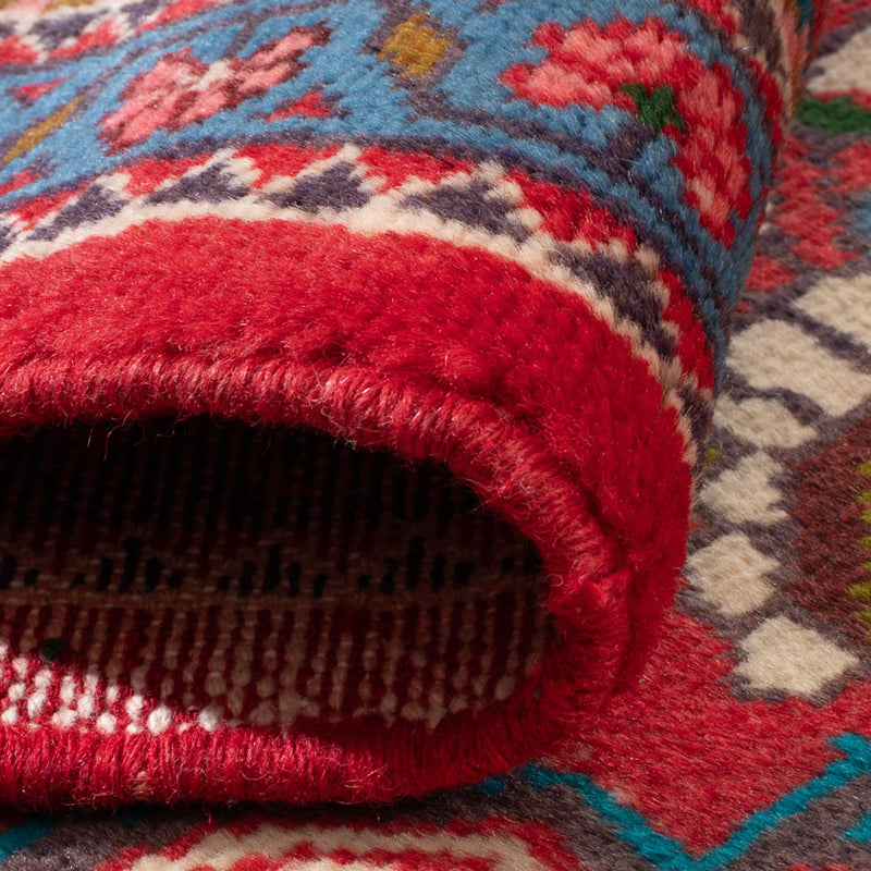 Persisk matta - Nomadic - 131 x 78 cm - mörkröd