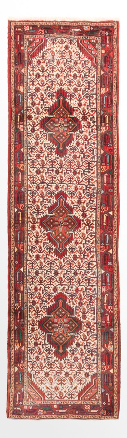 Runner Oriental Carpet - 277 x 81 cm - ljusröd