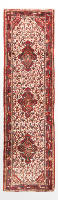 Runner Oriental Carpet - 277 x 81 cm - ljusröd
