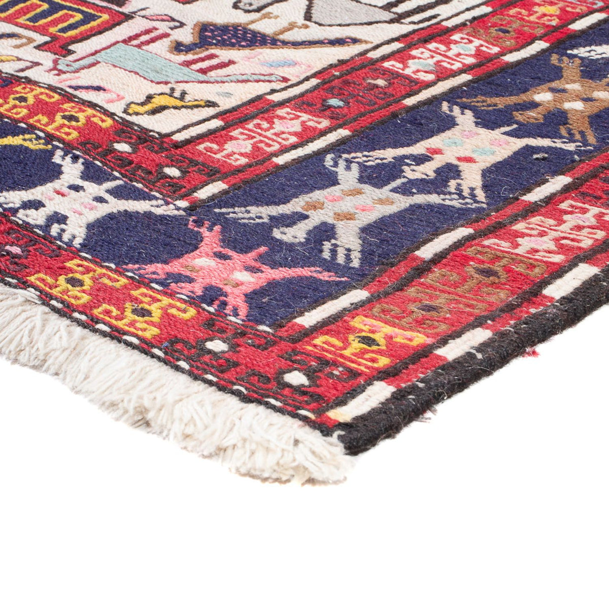 Runner Kelim Carpet - orientalisk matta - 135 x 109 cm - flerfärgad