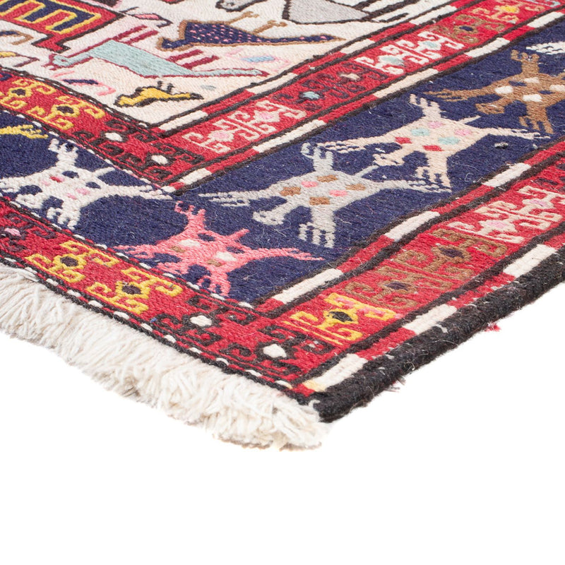 Runner Kelim Carpet - orientalisk matta - 135 x 109 cm - flerfärgad