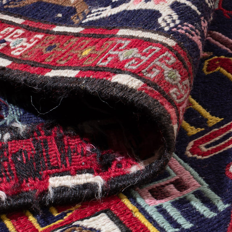 Runner Kelim Carpet - orientalisk matta - 135 x 109 cm - flerfärgad