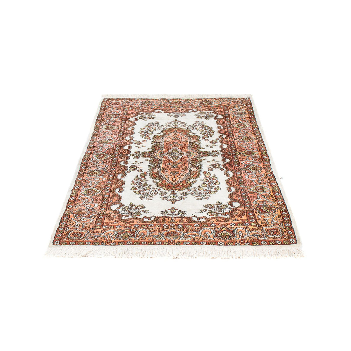 Sidenmatta - Kashmir Silk - 158 x 93 cm - beige