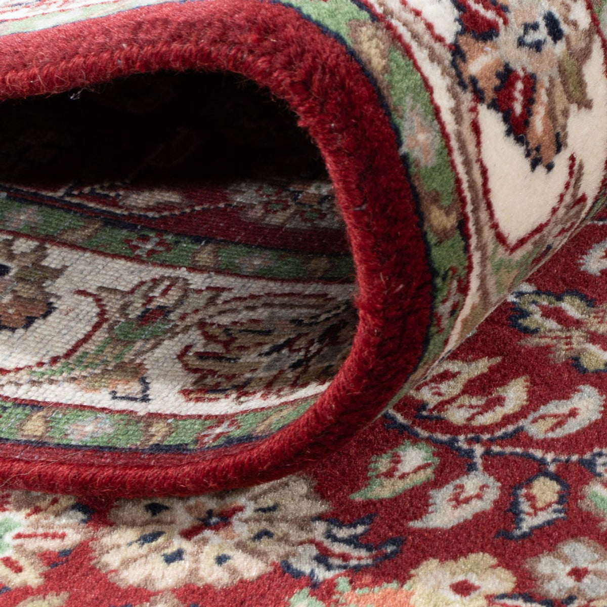 Runner Orientaliska mattor - Bijar - Indus - 253 x 70 cm - mörk beige