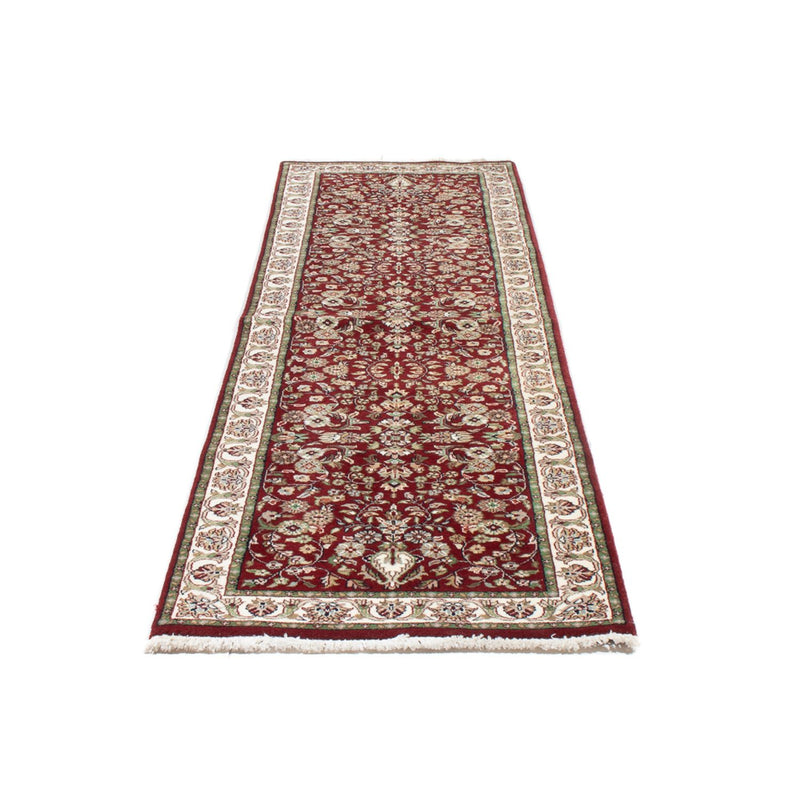 Runner Orientaliska mattor - Bijar - Indus - 253 x 70 cm - mörk beige